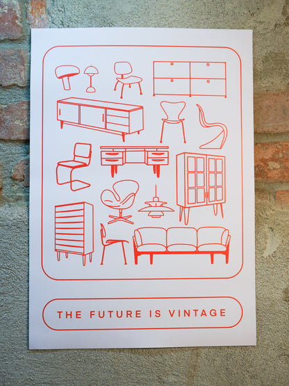 "The Future is Vintage" - Art Print No. 2