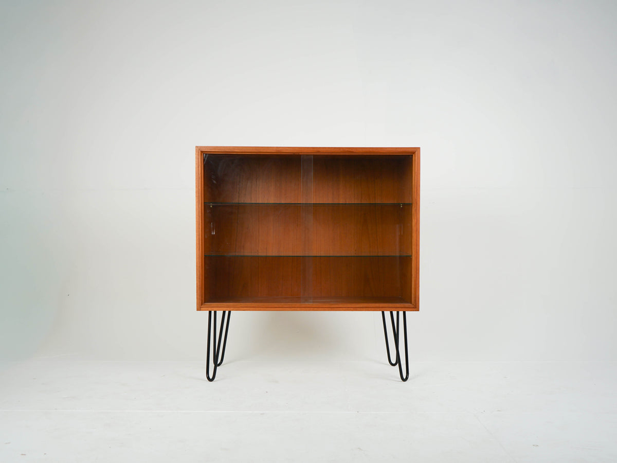 Teak Vitrine Schrank Sideboard Bar Vintage 60er Mid Century