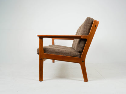 Teak Sofa Hans Wegner GE-265/3 Getama Mid Century Wollstoff