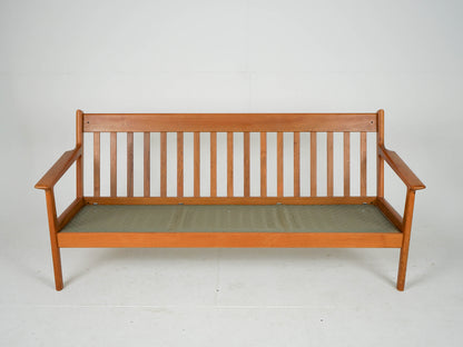 Teak Sofa Hans Wegner GE-265/3 Getama Mid Century Wollstoff