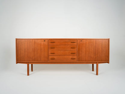 Teak Sideboard Schrank Anrichte Vinyl Vintage Mid Century