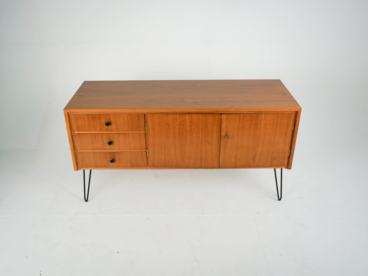 Teak Sideboard Schrank Bar Vintage 60er Mid Century