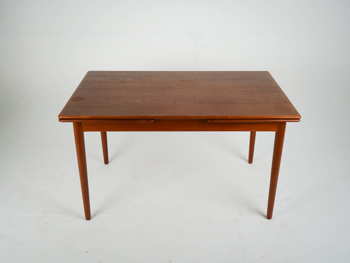 Vintage Teak Esstisch Ausziehtisch Mid Century