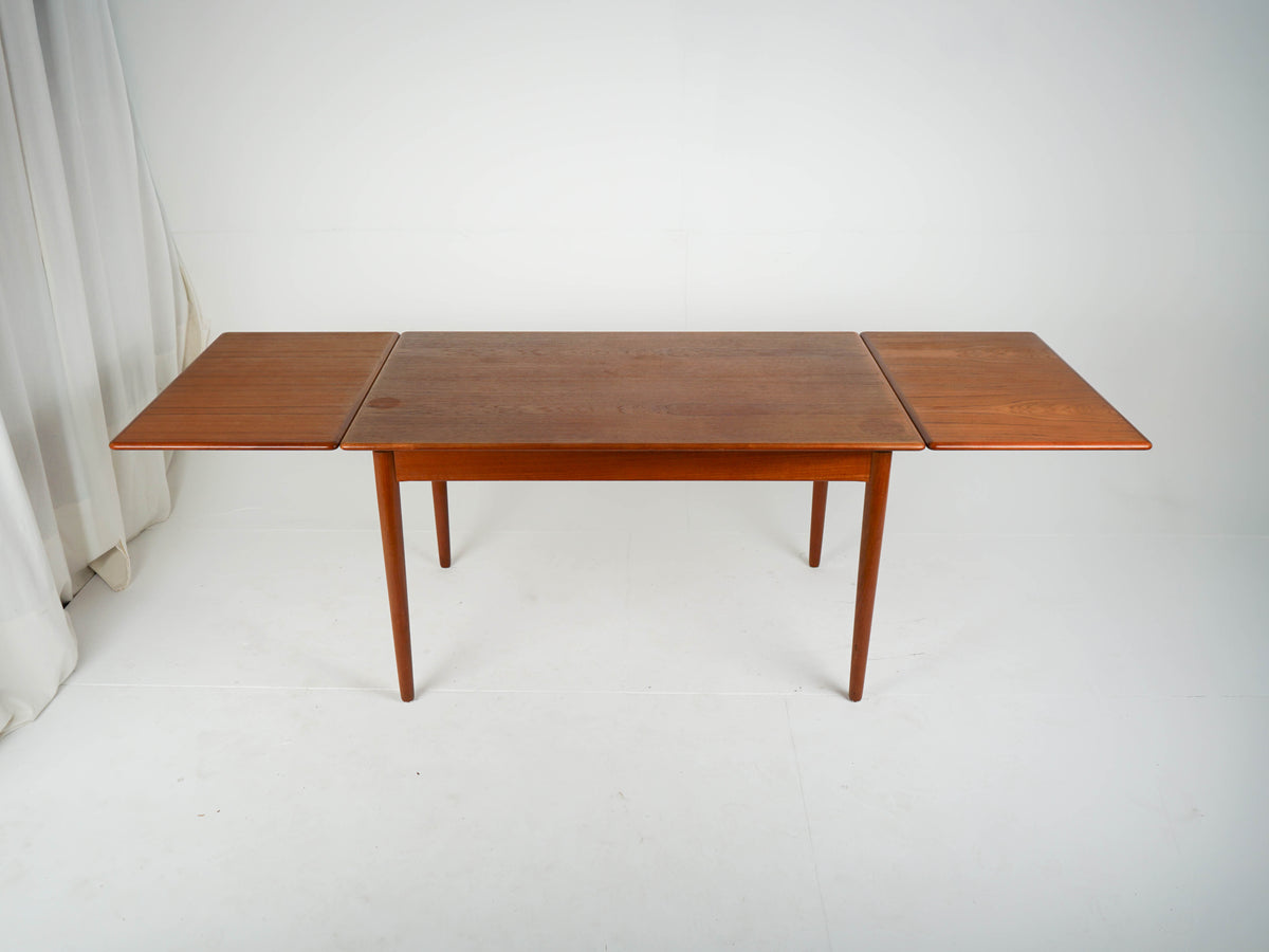 Vintage Teak Esstisch Ausziehtisch Mid Century