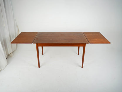 Vintage Teak Esstisch Ausziehtisch Mid Century