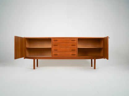 Teak Sideboard Schrank Anrichte Vinyl Vintage Mid Century