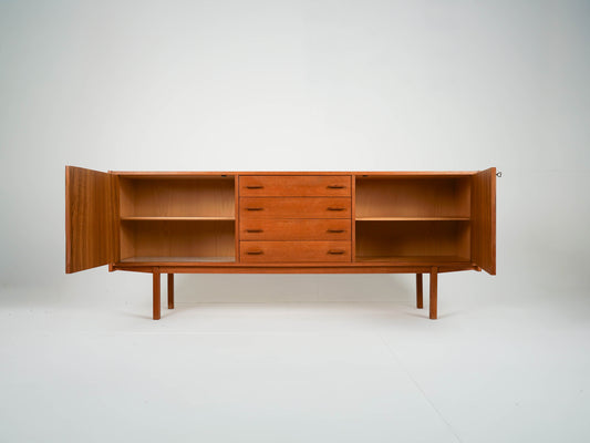 Teak Sideboard Schrank Anrichte Vinyl Vintage Mid Century