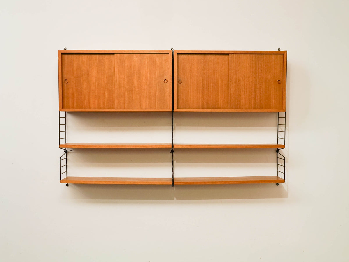 String Wandregal Regal Teak Vintage 60er Mid Century