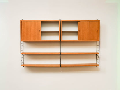 String Wandregal Regal Teak Vintage 60er Mid Century