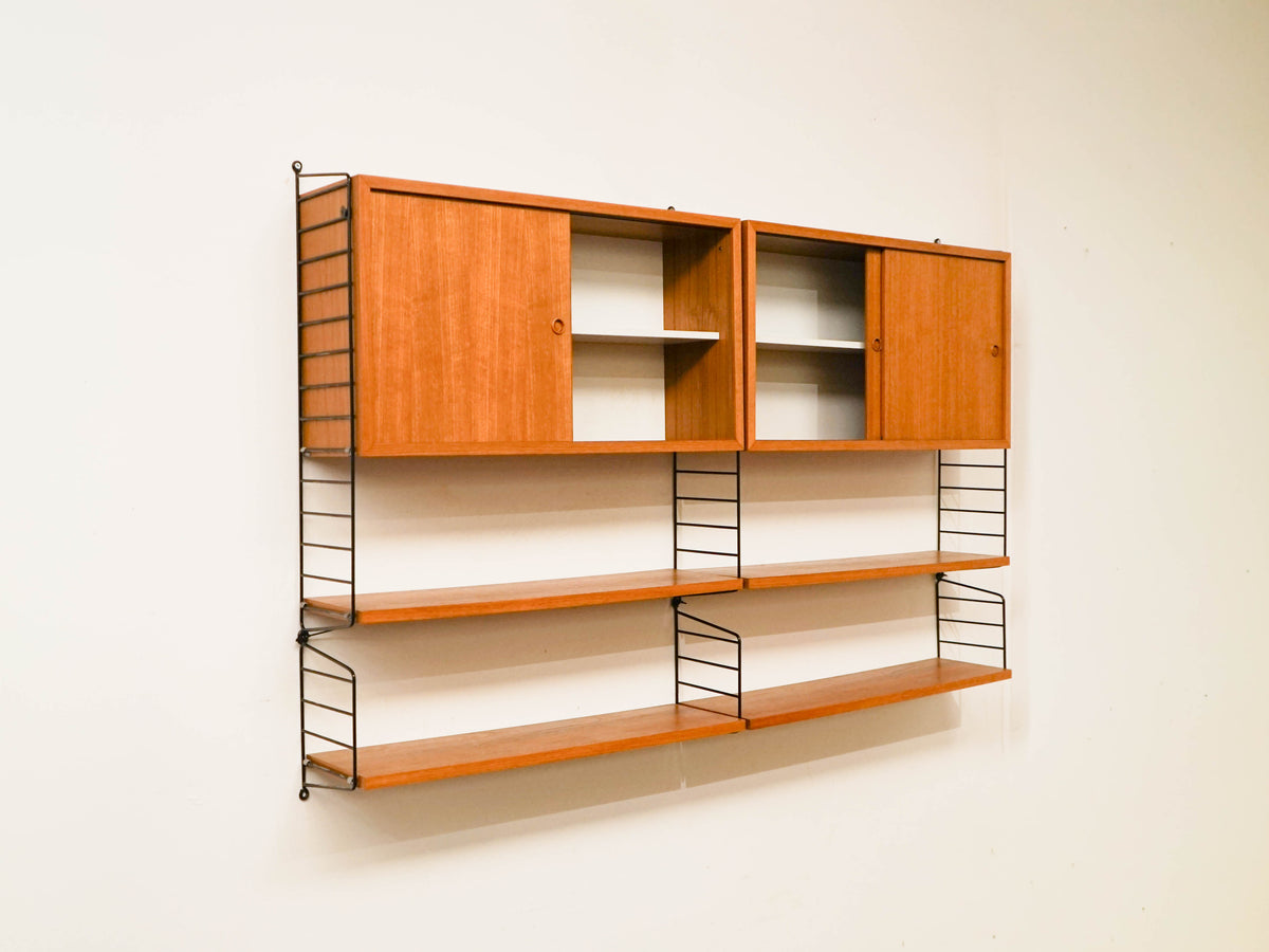 String Wandregal Regal Teak Vintage 60er Mid Century
