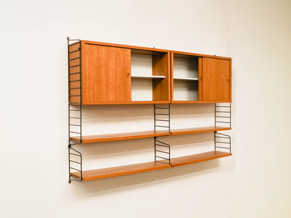 String Wandregal Regal Teak Vintage 60er Mid Century