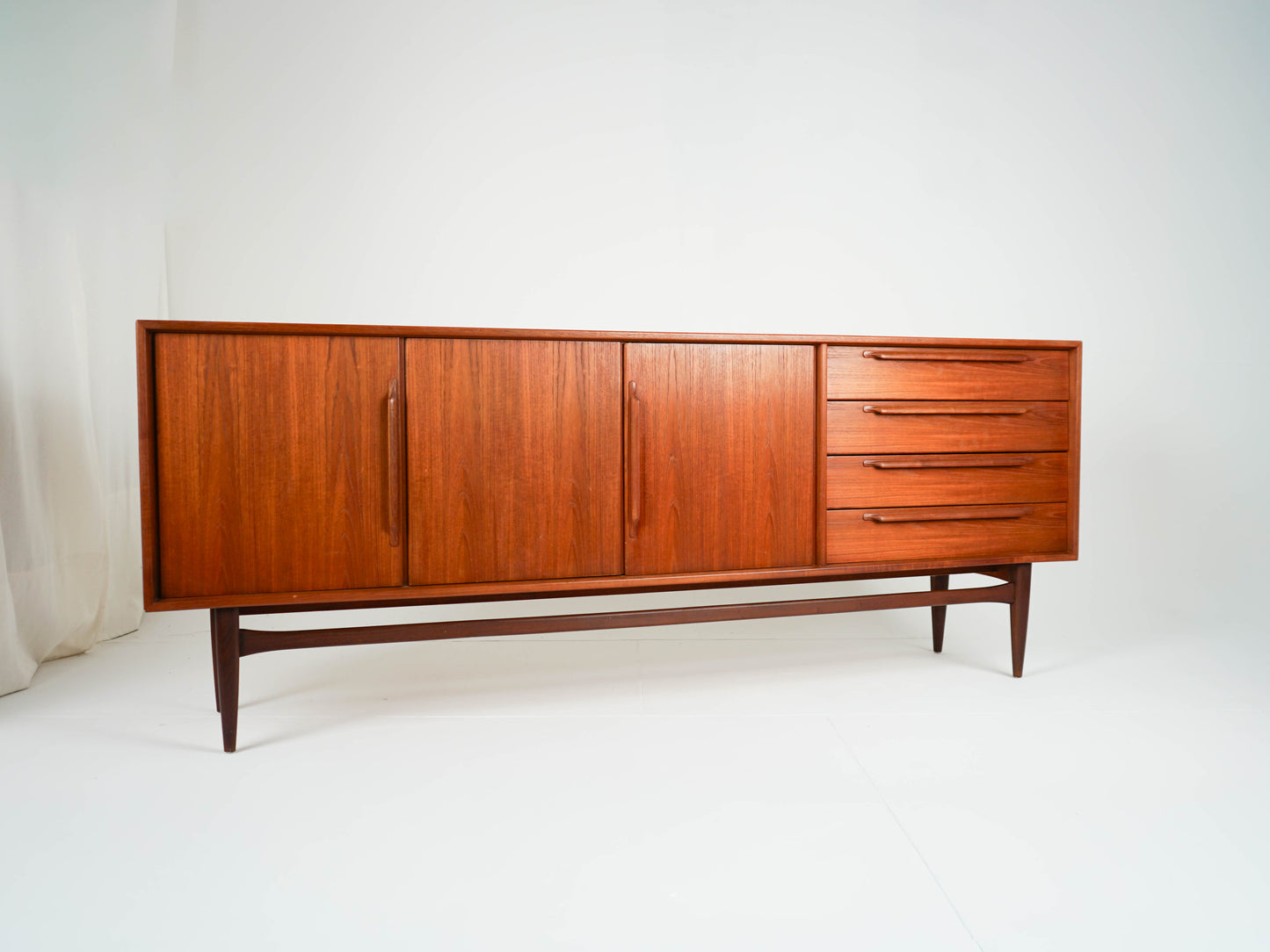 RT200 Teak Sideboard von Heinrich Riestenpatt Vintage Mid Century