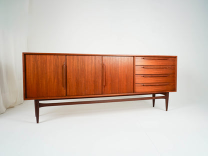 RT200 Teak Sideboard von Heinrich Riestenpatt Vintage Mid Century