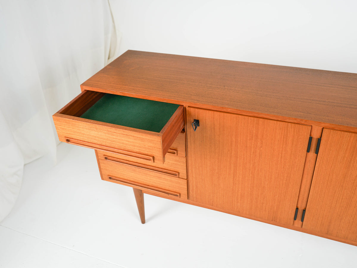 Teak Sideboard Regal Schrank Vintage 60er Mid Century