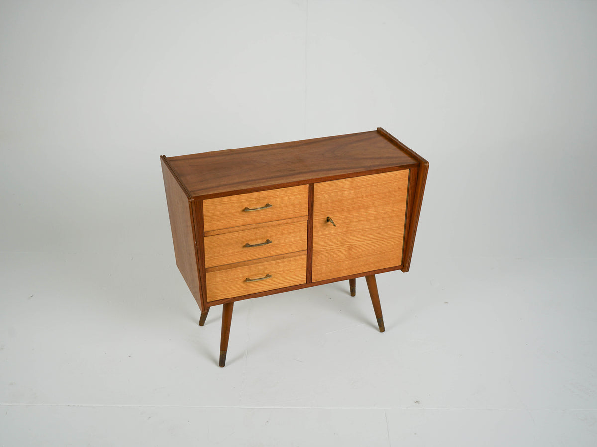 Vintage Teak Nachttisch Anrichte Mid Century