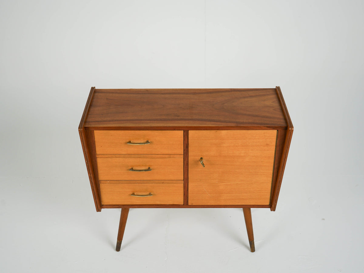 Vintage Teak Nachttisch Anrichte Mid Century