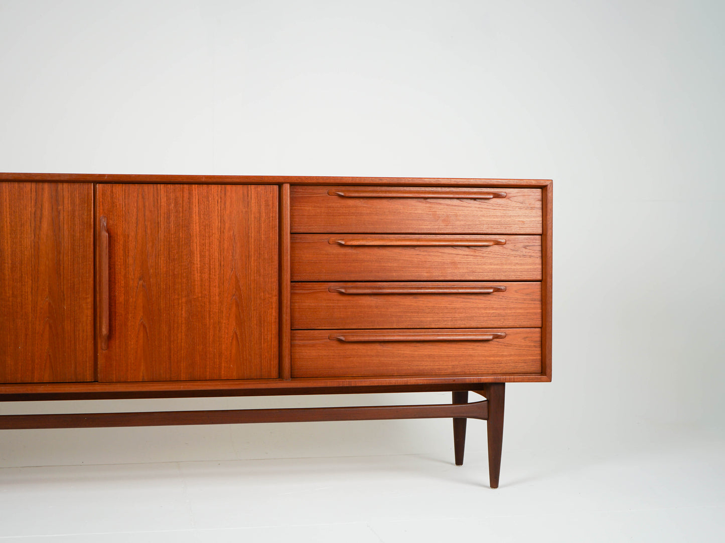 RT200 Teak Sideboard von Heinrich Riestenpatt Vintage Mid Century
