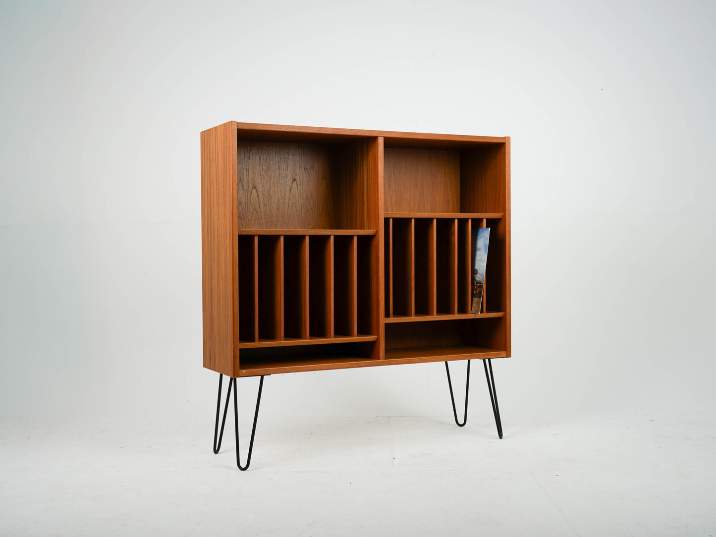 Teak Regal Anrichte Vinyl Vintage Mid Century