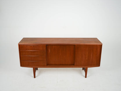 Teak Sideboard von Erling W. Bach Vintage Mid Century