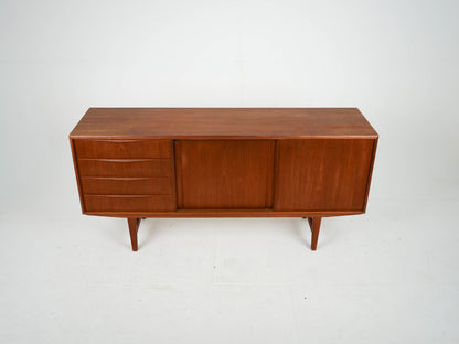 Teak Sideboard von Erling W. Bach Vintage Mid Century