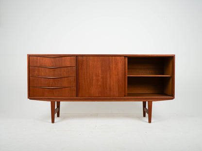 Teak Sideboard von Erling W. Bach Vintage Mid Century