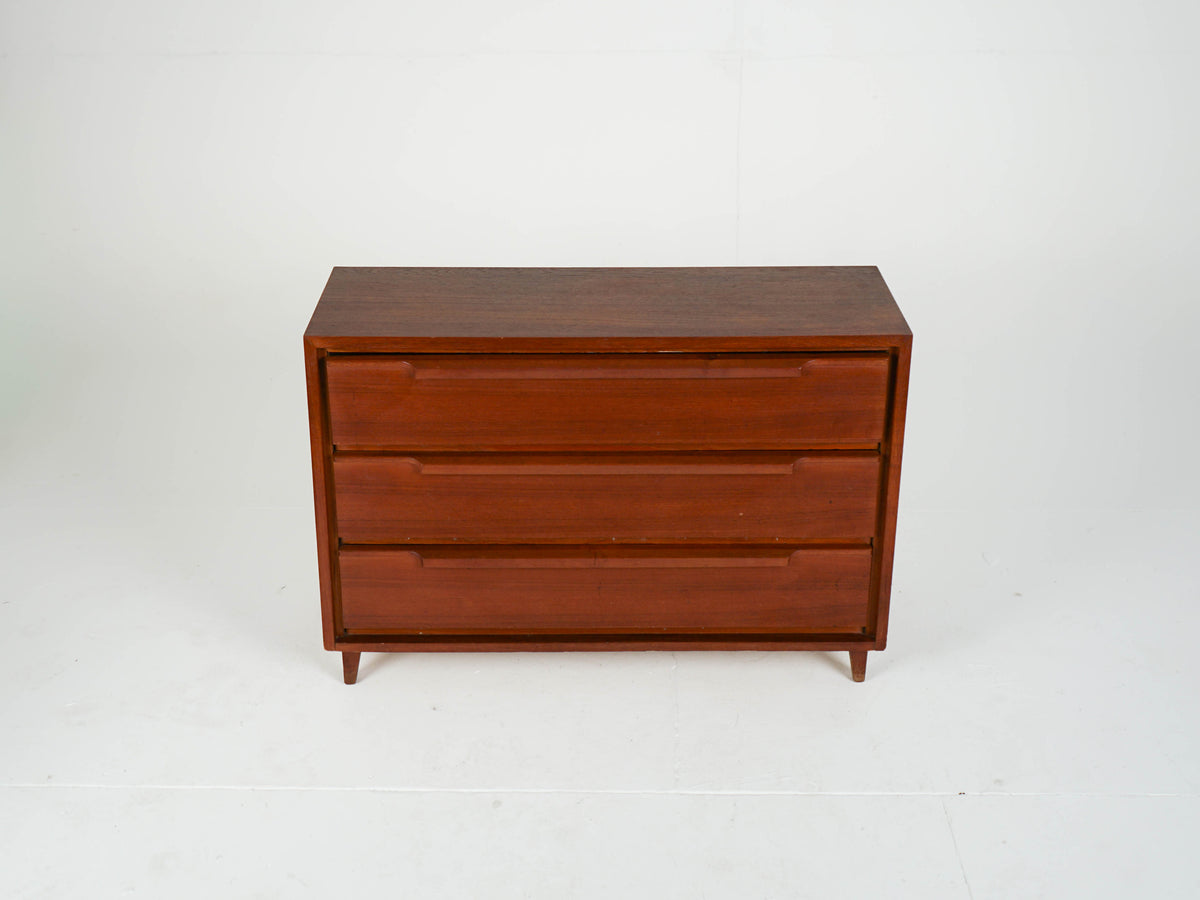 Teak Schuhschrank Schrank Vintage 60er Mid Century
