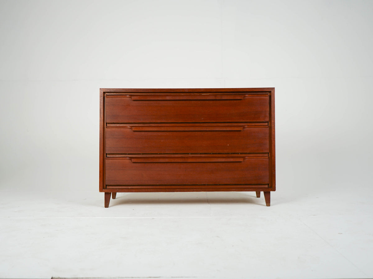 Teak Schuhschrank Schrank Vintage 60er Mid Century