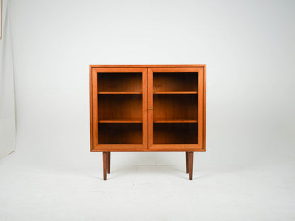 Teak Vitrine Regal Anrichte Schrank Vintage Mid Century