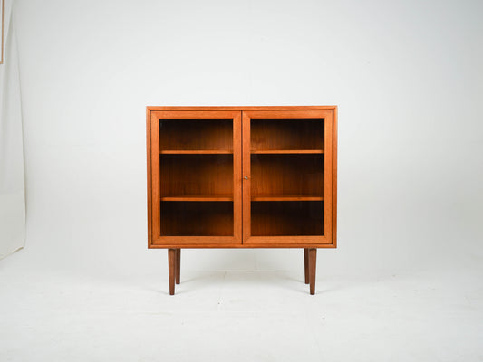 Teak Vitrine Regal Anrichte Schrank Vintage Mid Century
