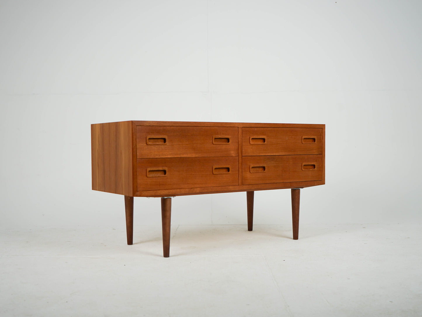 Vintage Teak Kommode von Poul Hundevad Anrichte Mid Century