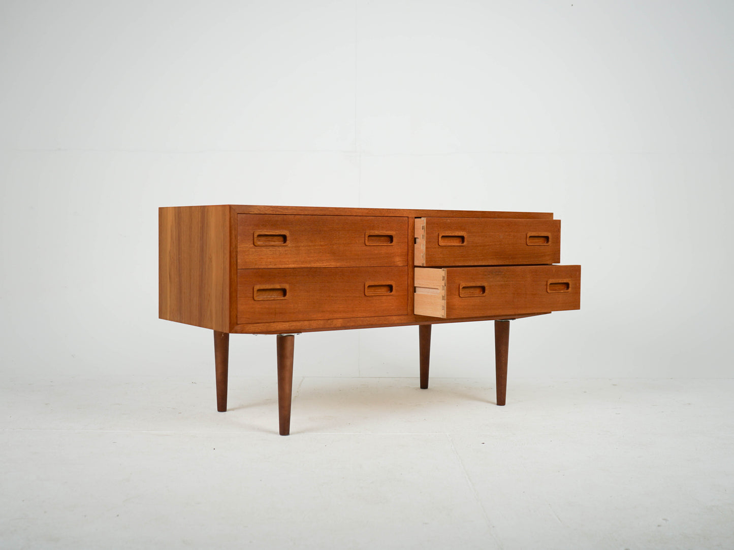 Vintage Teak Kommode von Poul Hundevad Anrichte Mid Century