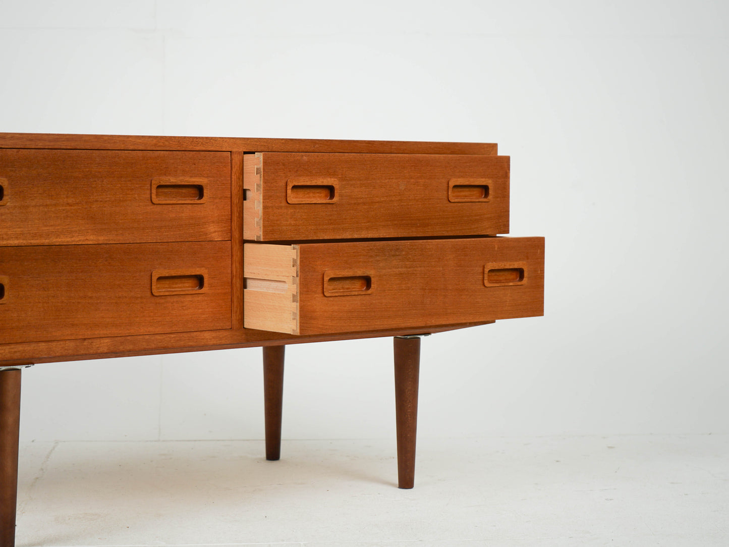 Vintage Teak Kommode von Poul Hundevad Anrichte Mid Century