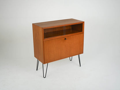 Teak Vitrine Schrank Sideboard Bar Vintage 60er Mid Century
