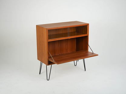 Teak Vitrine Schrank Sideboard Bar Vintage 60er Mid Century