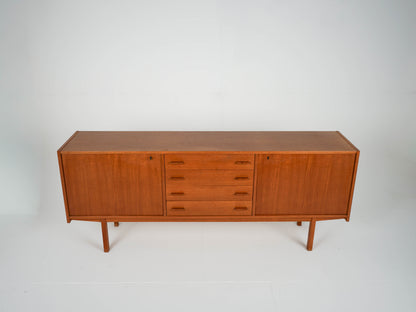Teak Sideboard Schrank Anrichte Vinyl Vintage Mid Century