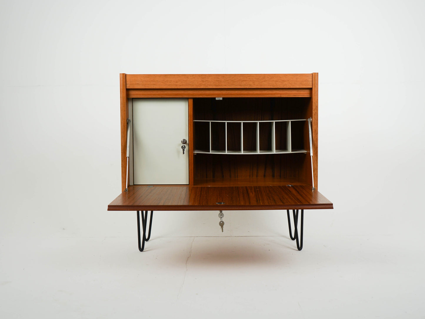 Teak Schrank Sideboard Bar Vintage 60er Mid Century