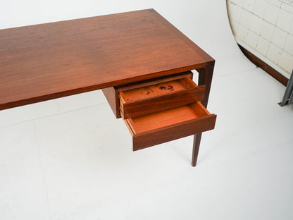 Teak Schreibtisch Vintage 60er Mid Century Retro Dänisch