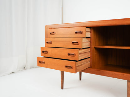 Teak Sideboard Dyrlund Jalousie Schrank Vintage 60er Mid Century