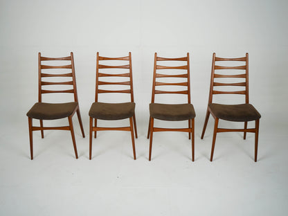 SET 4x Vintage Stuhl Esszimmerstuhl Mid Century Retro