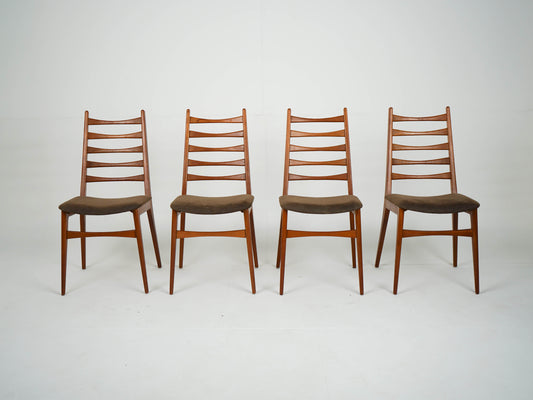 SET 4x Vintage Stuhl Esszimmerstuhl Mid Century Retro