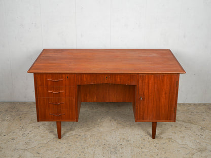 Teak Schreibtisch Tisch Dänisch Vintage 60er Mid Century