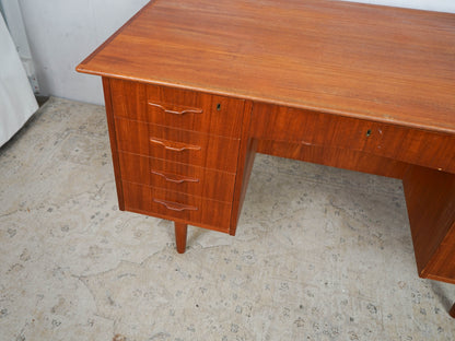 Teak Schreibtisch Tisch Dänisch Vintage 60er Mid Century