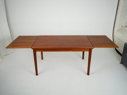 Vintage Teak Esstisch Ausziehtisch Mid Century Danish