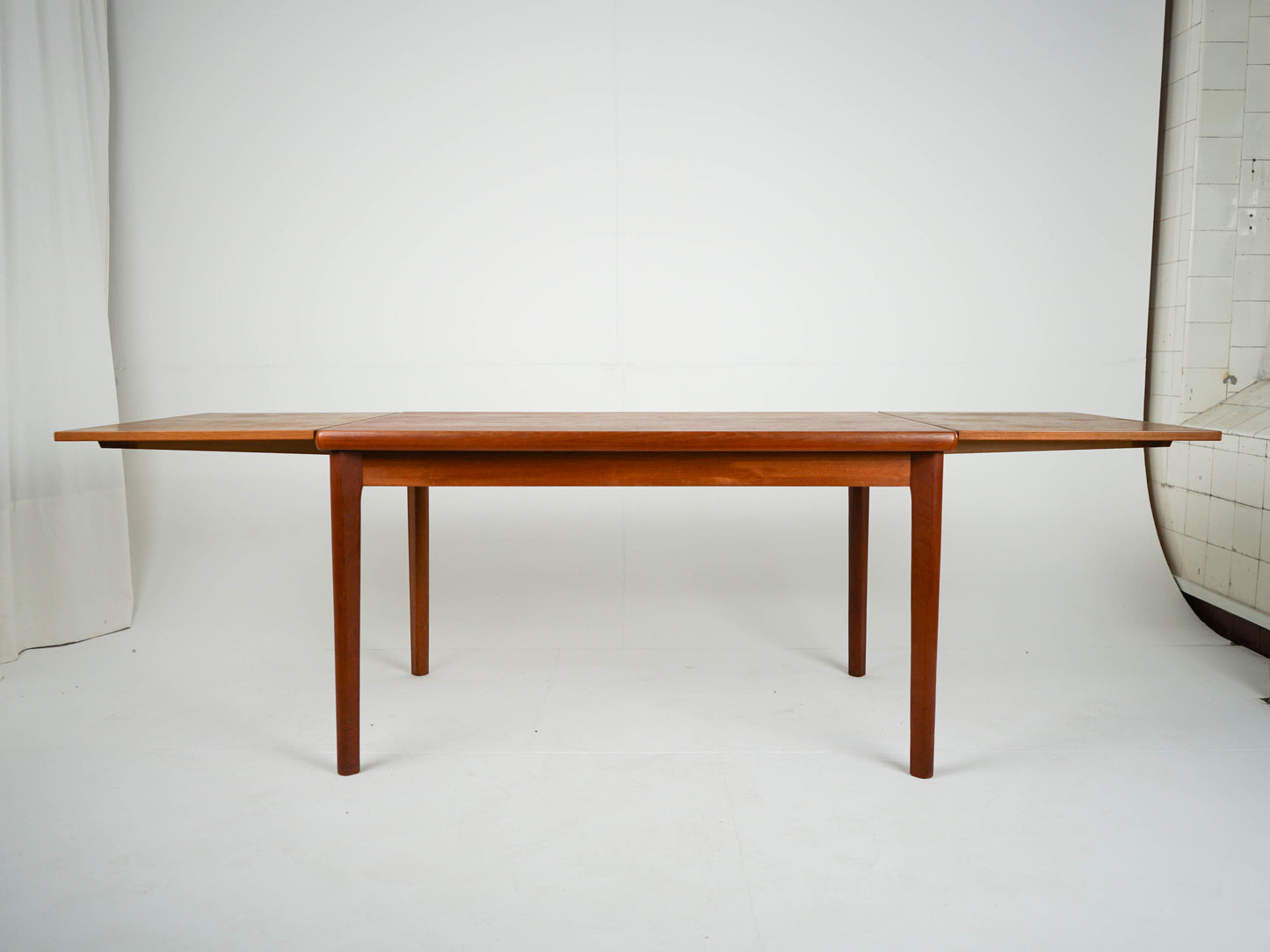 Vintage Teak Esstisch Ausziehtisch Mid Century Danish