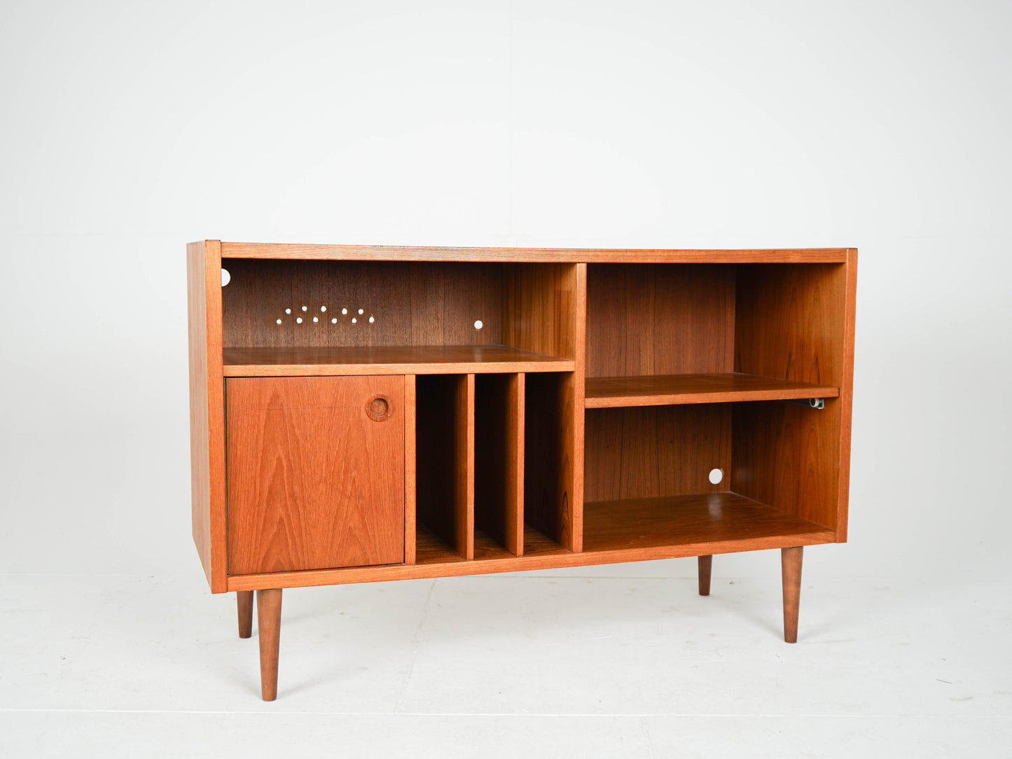 Teak Sideboard Schrank Anrichte Vinyl Vintage Mid Century