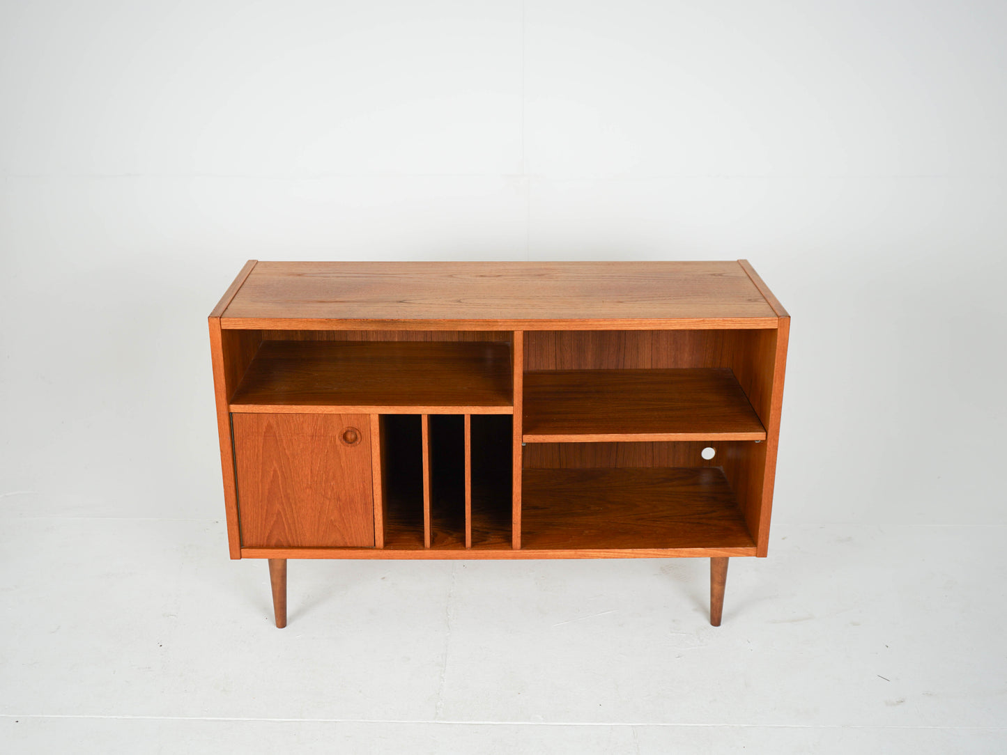 Teak Sideboard Schrank Anrichte Vinyl Vintage Mid Century