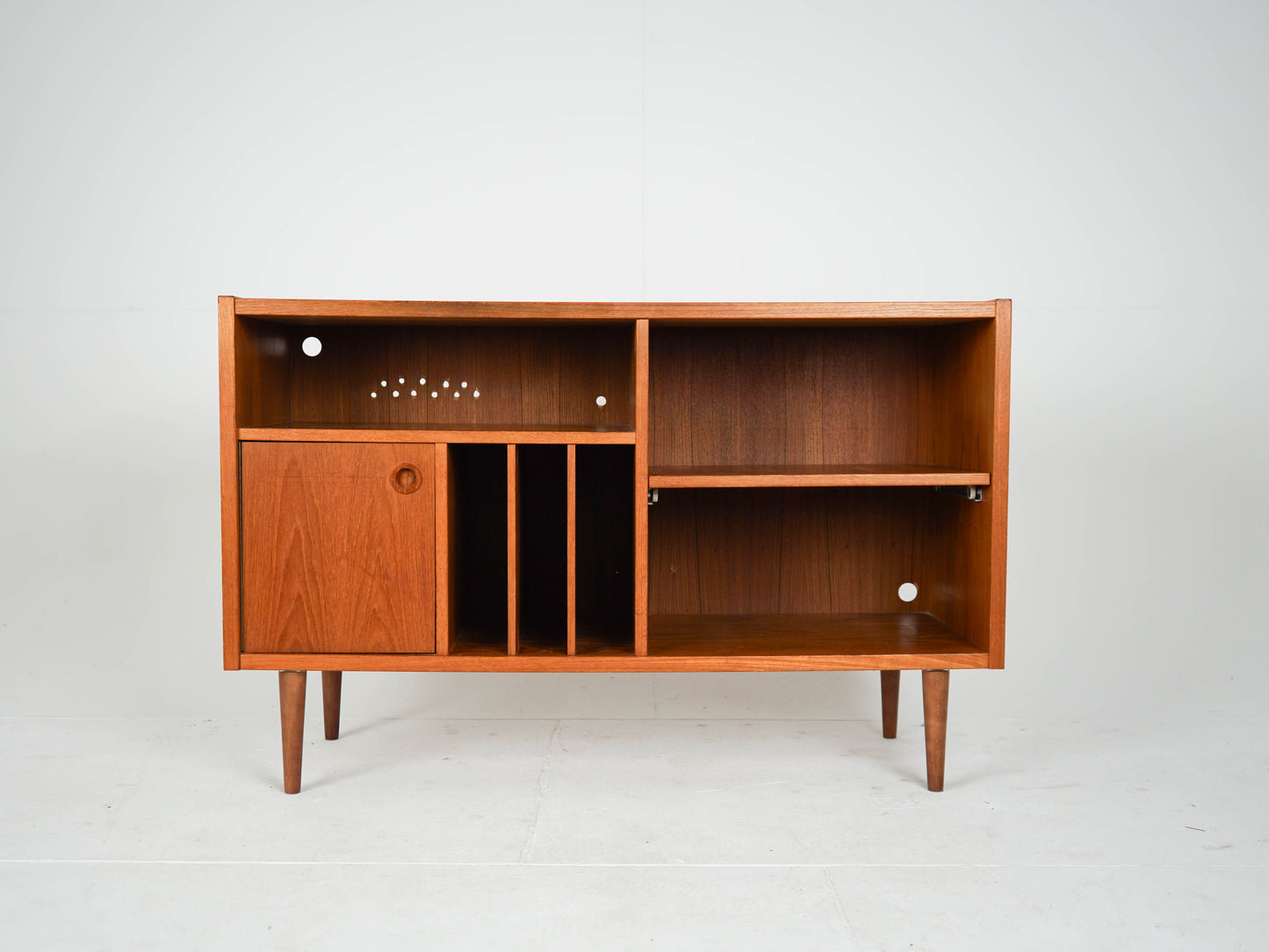 Teak Sideboard Schrank Anrichte Vinyl Vintage Mid Century