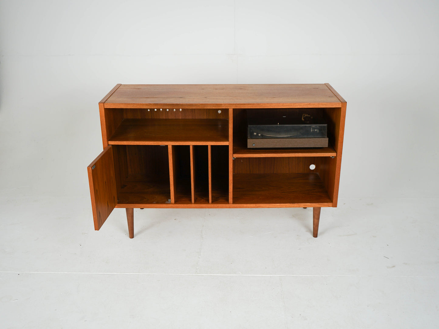 Teak Sideboard Schrank Anrichte Vinyl Vintage Mid Century