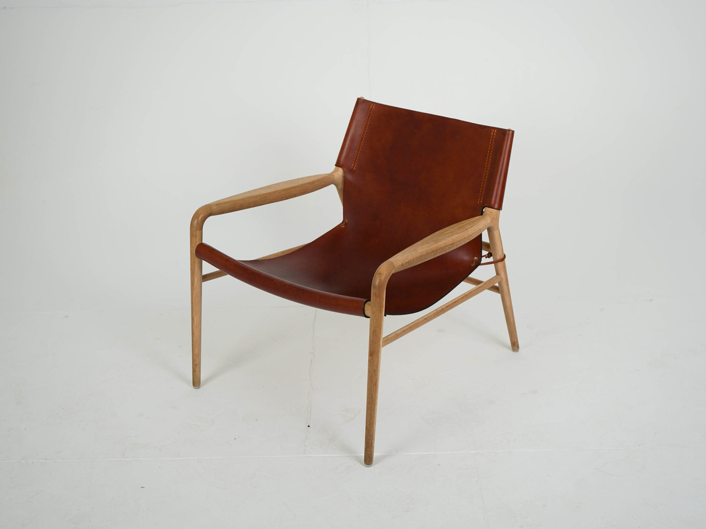 Eiche Leder Sessel RAMA Chair von OX DENMARQ