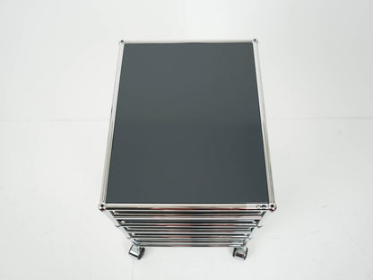USM Haller Rollcontainer Anthrazit RAL 7016